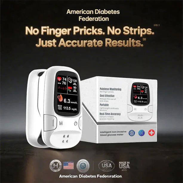 🔥Black Friday Sale🎁-Ringminds® Develops Newly Launched Non-Invasive Smart Glucose Meter 🔥made in the USA🔥